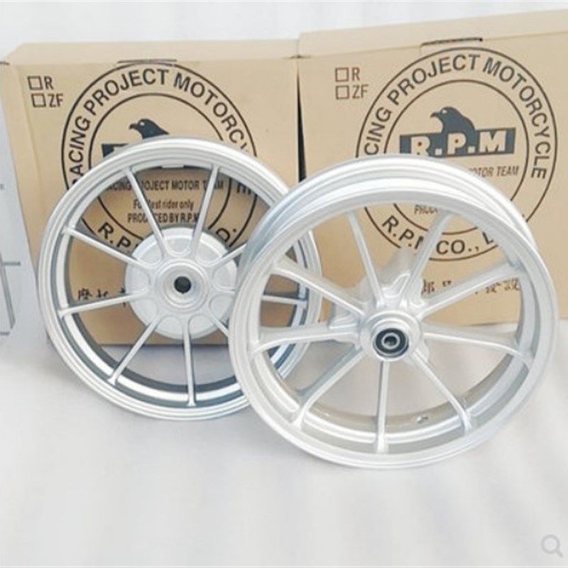摩托车DIO50 18 28期 ZX34 35期改装六爪 6爪轮毂 轮圈 钢圈 车铃