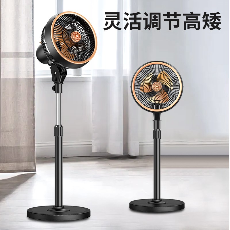 盈享力空气循环扇2025新款电风扇摇头12寸家用静音大风量落地扇