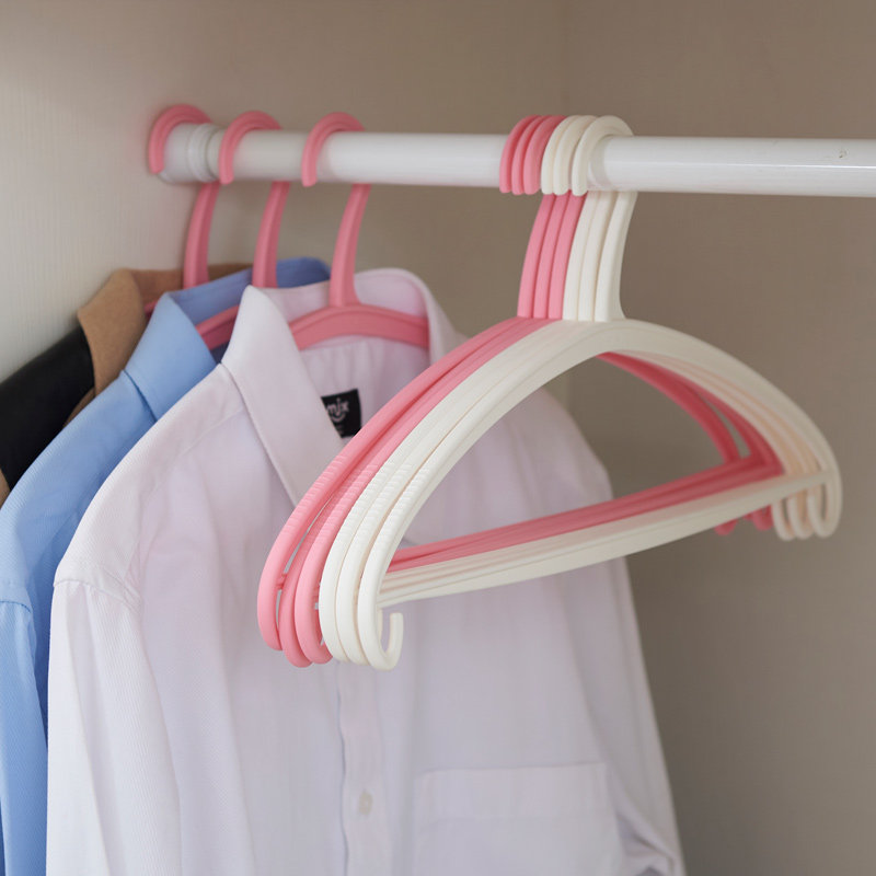 无痕防滑塑料衣架防肩角干湿两用大衣外套衣服不起包男女家用衣挂,收纳整理,塑料衣架,淘宝优惠券,粉丝福利购,淘宝优惠卷