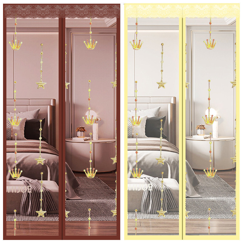 夏季家用防蚊门帘魔术贴纱门加密静音吸磁免打孔可拆卸新纱窗客厅,居家布艺,门帘,淘宝优惠券,粉丝福利购,淘宝优惠卷