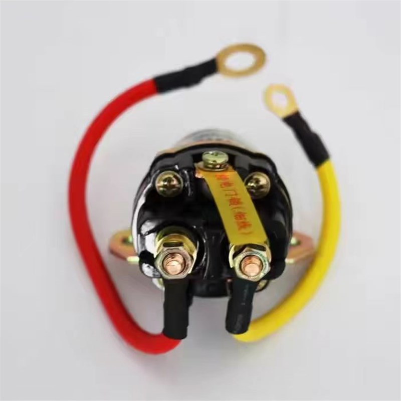 农用车马达启动继电器150A大功率12V24V农用车起动机纯铜继电器