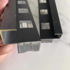 瓷砖样品展示架挂墙地板砖包边无缝色板大板样品架样板冲孔管展架