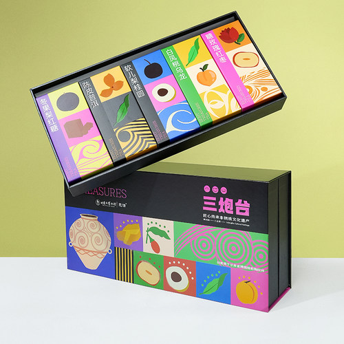 兰州文创三炮台多味八宝茶伴手礼
