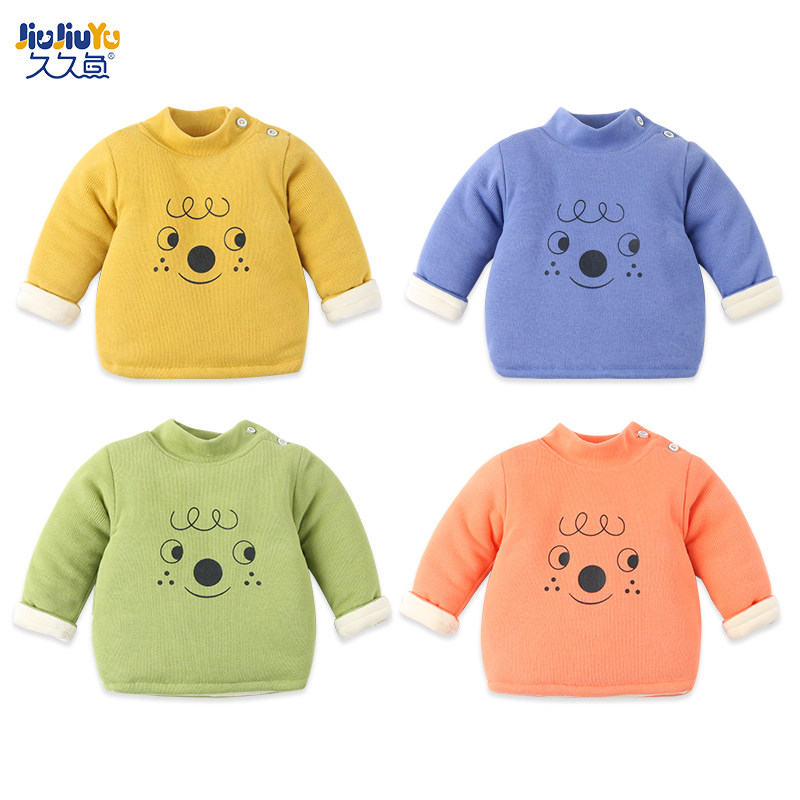 婴儿棉衣冬季加厚外穿幼儿新生内胆棉服冬装小童套头加Z绒宝宝棉