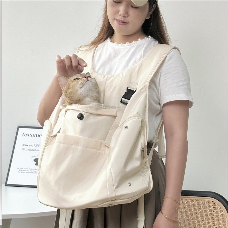 猫包便携外出宠物胸前包夏季透A气猫咪双肩包小型犬狗狗背包骑行,宠物/宠物食品及用品,背包/箱包,淘宝优惠券,粉丝福利购,淘宝优惠卷