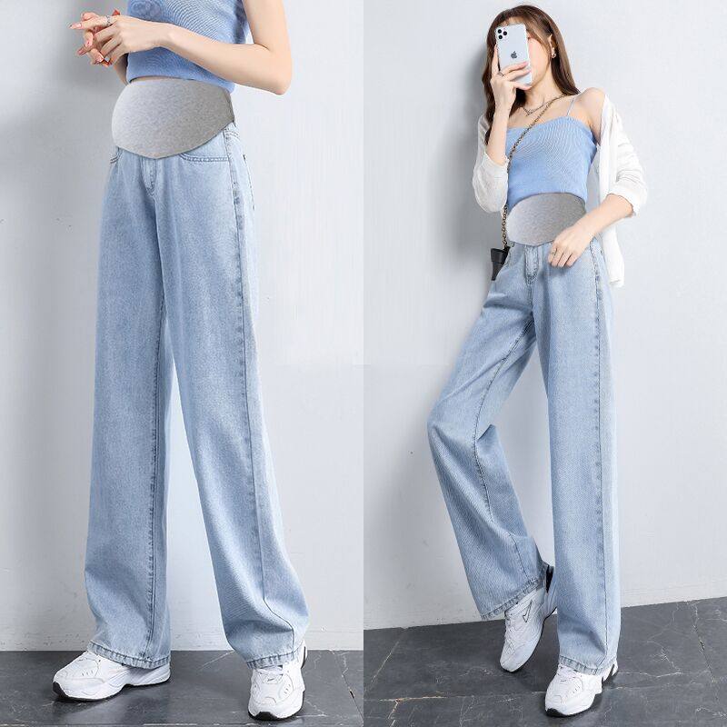孕妇裤子牛仔裤春夏外穿时尚夏季薄款女夏打底裤直筒阔腿裤夏装,孕妇装/孕产妇用品/营养,孕妇打底裤,淘宝优惠券,粉丝福利购,淘宝优惠卷