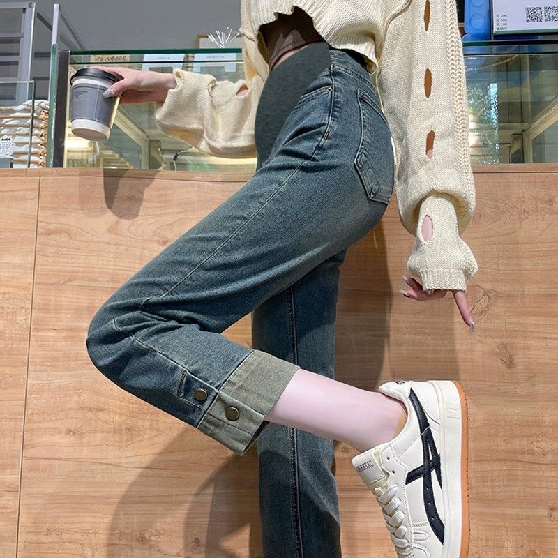 孕妇裤子夏季新款外穿九分直筒裤小个子显瘦百搭烟管裤牛仔运动裤,孕妇装/孕产妇用品/营养,孕妇打底裤,淘宝优惠券,粉丝福利购,淘宝优惠卷