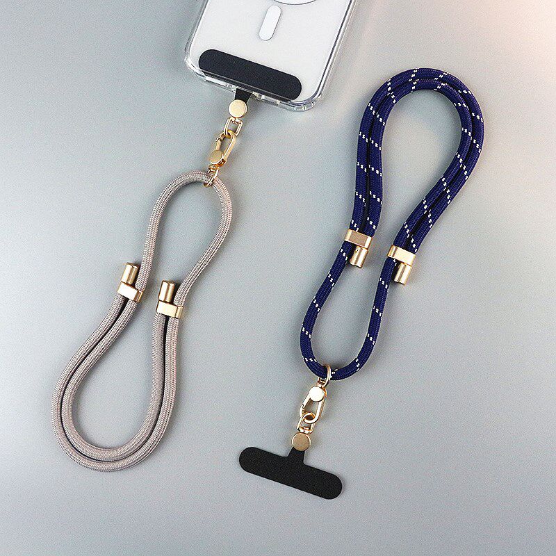 创意旋转垫片手腕带手机链可调节手机挂绳结实防盗手绳金属挂链短