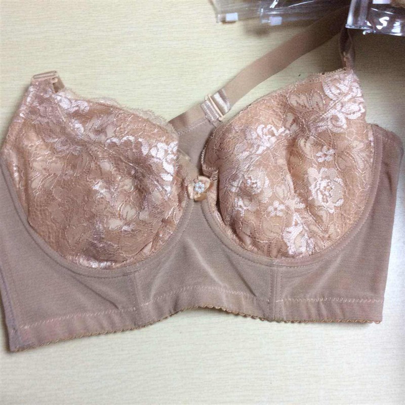 AT短文胸薄大码内衣大罩杯70H身材管理器收副乳95H