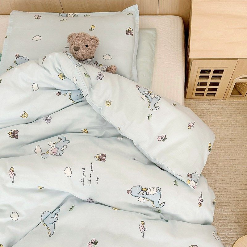 A类幼儿园被子三n件套儿童双层纱宝宝入园六件套全棉午睡,床上用品,床品套件/四件套/多件套,淘宝优惠券,粉丝福利购,淘宝优惠卷