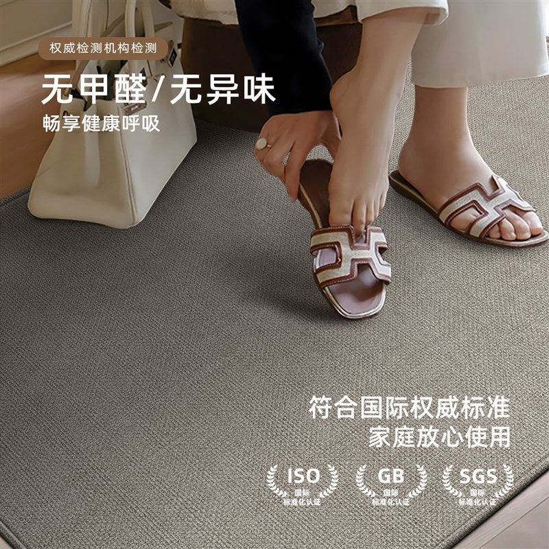 入户门地垫2025新款高级感进门口耐脏免洗脚垫可裁剪玄.关防滑地,居家布艺,入户地垫,淘宝优惠券,粉丝福利购,淘宝优惠卷