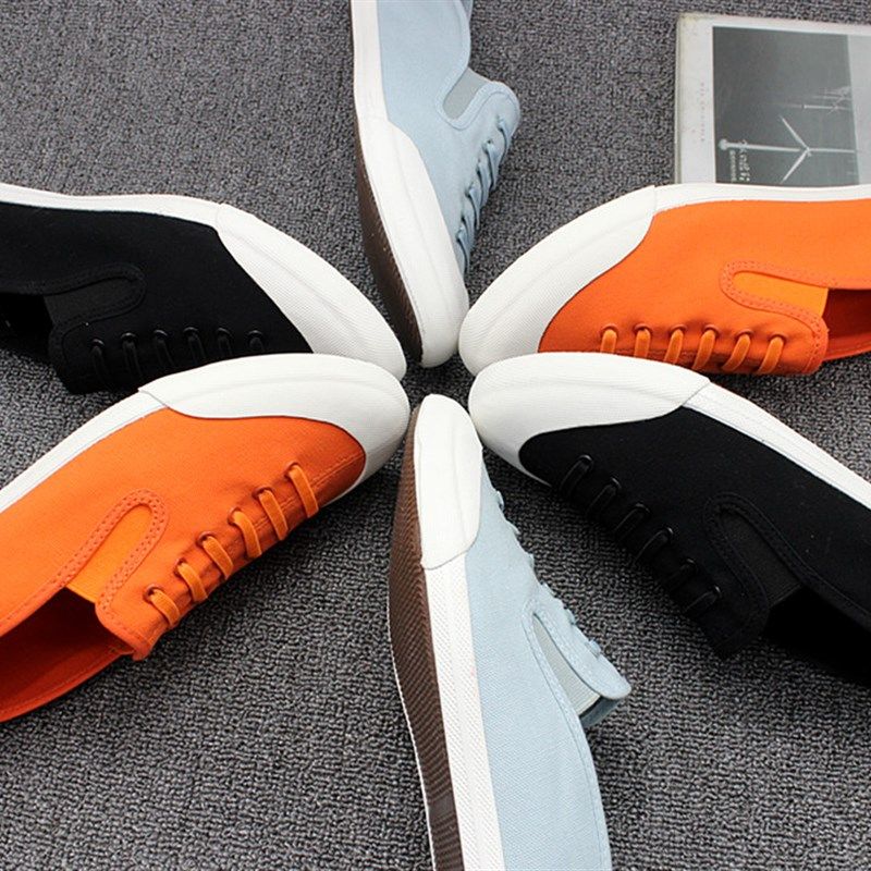 夏季帆布鞋男低帮软底透气板鞋A一脚蹬懒人休闲布鞋韩版潮流百搭,流行男鞋,单鞋,淘宝优惠券,粉丝福利购,淘宝优惠卷