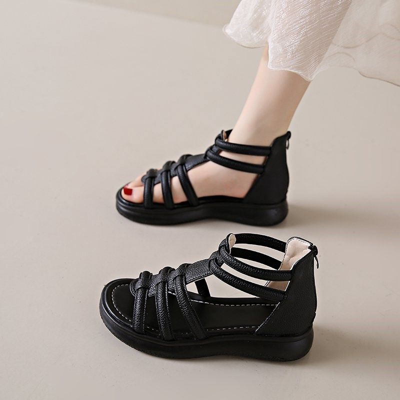 踩屎感休闲凉鞋女202r4年新款夏季妈妈平底时装孕妇外穿防滑软底,女鞋,时装凉鞋,淘宝优惠券,粉丝福利购,淘宝优惠卷