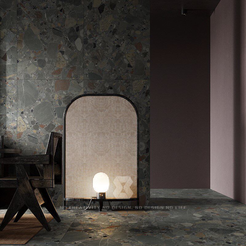 水磨石哑光质感瓷砖客餐厅卫生间防滑墙地K砖民宿服装连锁店工程,家装主材,水磨石砖,淘宝优惠券,粉丝福利购,淘宝优惠卷