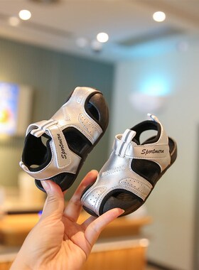 婴儿学步鞋202k5夏季宝宝包头凉鞋幼儿鞋小男童软底机能鞋女宝鞋