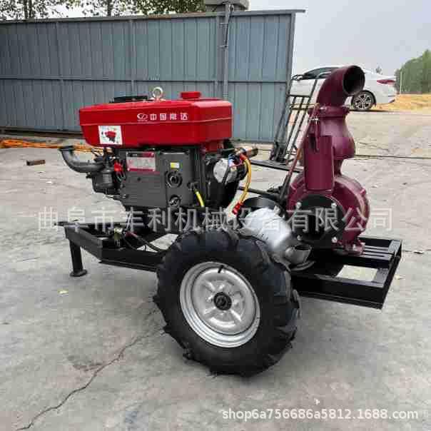 大流量四缸抽水泵柴油款大流量混流泵高压抽水机喷灌泵