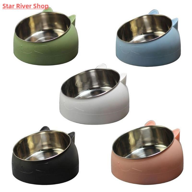 Cat Dog Bowli 15 Degrees Raised Stainless Steel Cat Bowls Sa