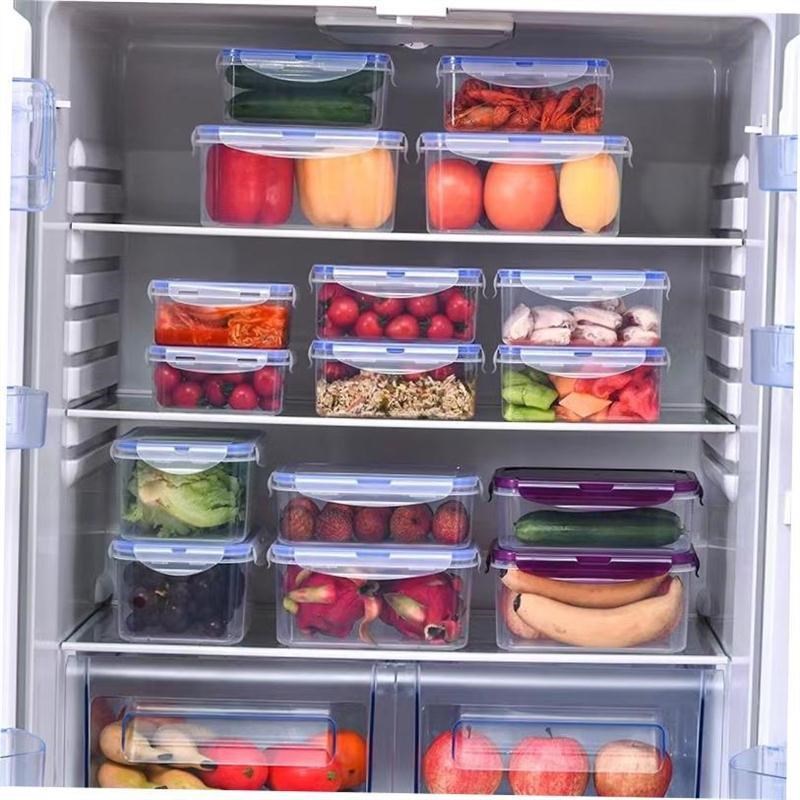 plastic fohod storage box can container lunch bottle kitchen