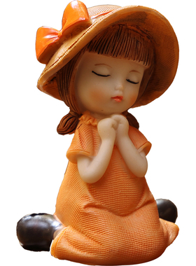 田园乡村太阳帽可爱向日葵花园情侣装饰家居饰品橱窗餐厅摆件礼物