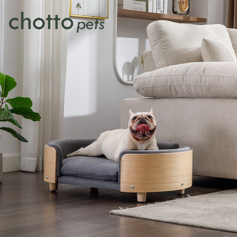 CHOTTO实木狗床宠物沙发猫窝狗窝宠物窝大中小型犬可拆洗四季通用