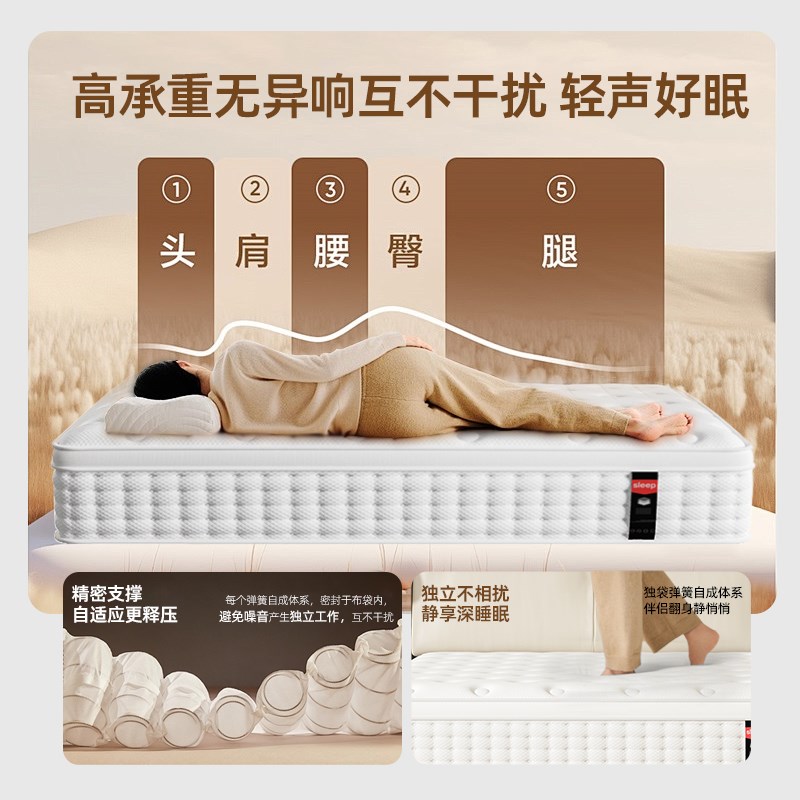 栖作店25cm软垫子乳胶记忆棉加厚软硬两用高端舒适床垫