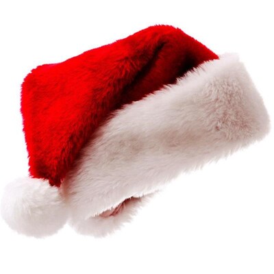 Christcmas decorations - long fluffy hats short fluffy hats