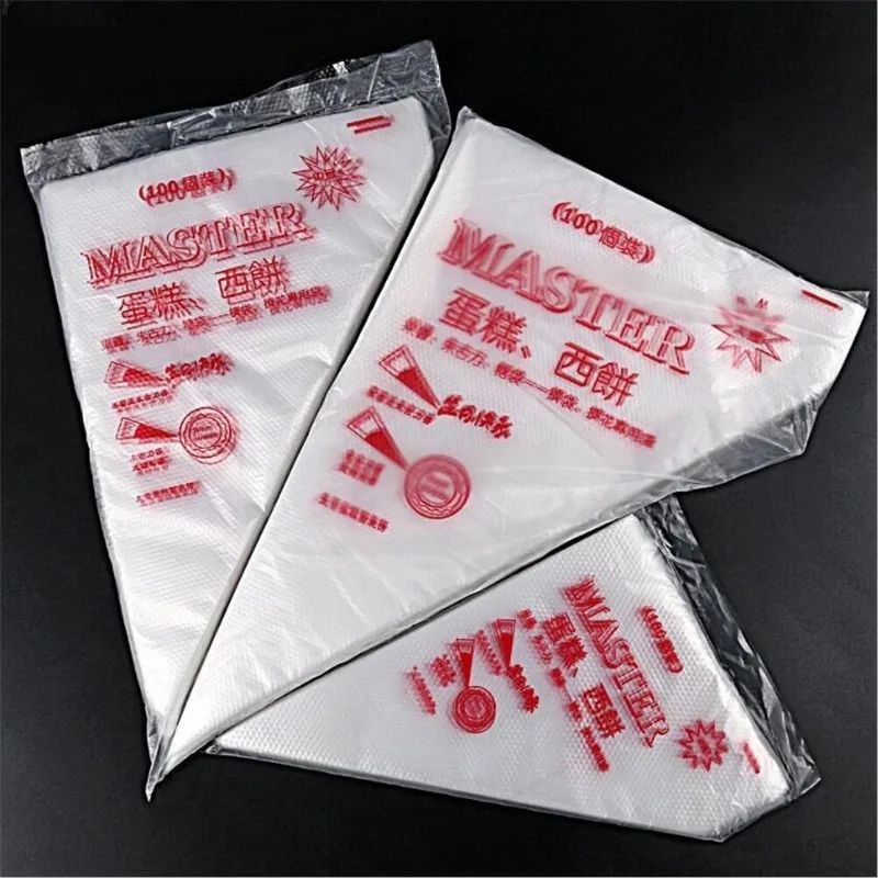 100Pcs Disposable Pastry Piping Bags Cake Decoration KZitche