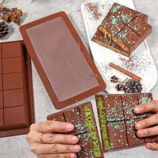 Moul Apart Bar Molds Silicone Chocoladte Wax Break Bars Melt