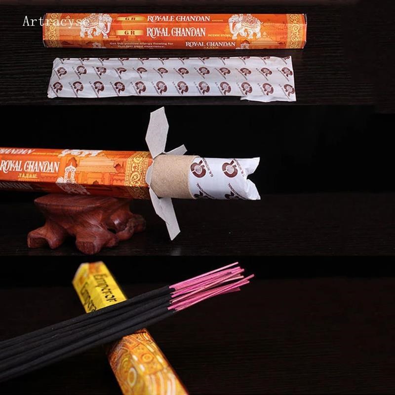 Artracyse 20 Skticks India Coconut Incense Sandalwood Househ