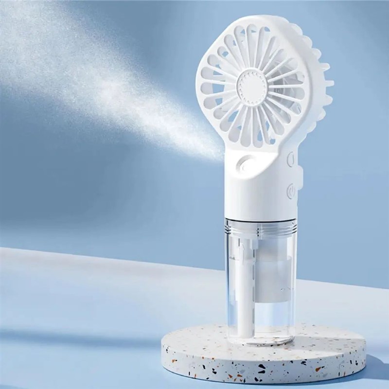 1pc Portable Handheld Spray Fzan,Water Spray Mist Fan,Studen