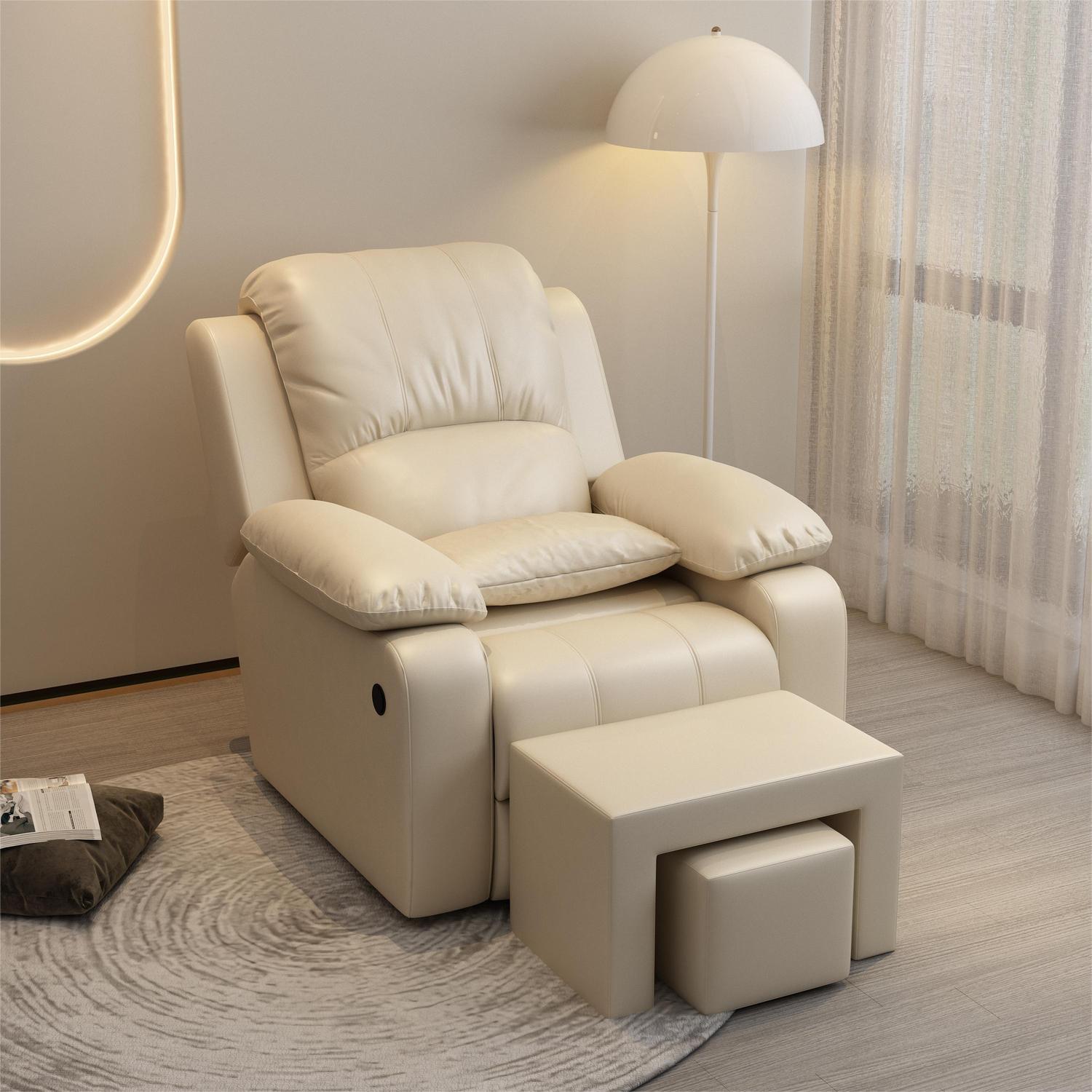 美甲美睫店沙发美容美足