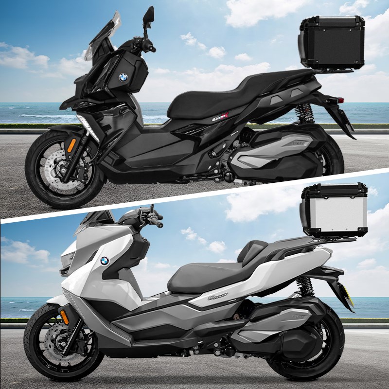 适用无极SR4MAX铝合金尾箱宝马C400GT/C400X摩托车尾架改装