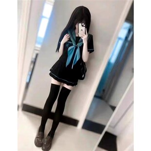 制服基础初中学院百褶裙水手服套 日系校供2025新款 女大童装 c短袖