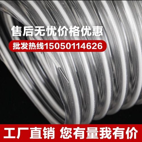 PVC风管透明钢丝软管木工吸尘管工业除尘管排风软管Y集尘管塑料管