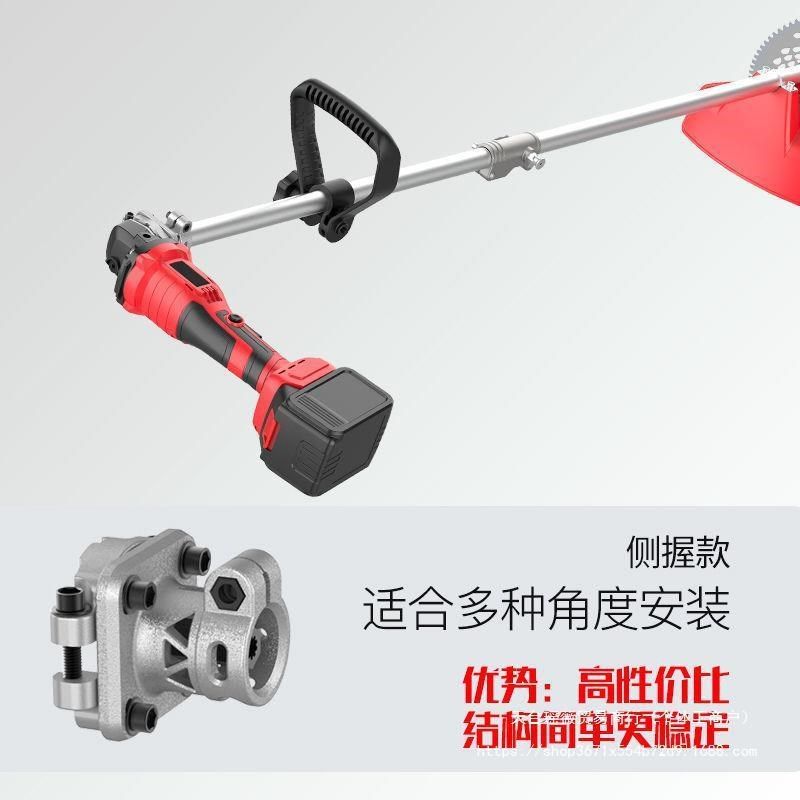 角磨机磨光机改装锂电r割草机家用农用多功能除草割草机除草