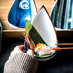 意境菜创意餐具摆盘精致小菜碟特色盘子陶瓷N盘子日式 餐盘商用碟