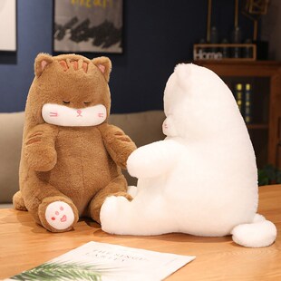 瞌睡猫公仔抱枕卡通儿童毛绒玩具猫咪胖橘布娃娃玩偶女生生日礼物