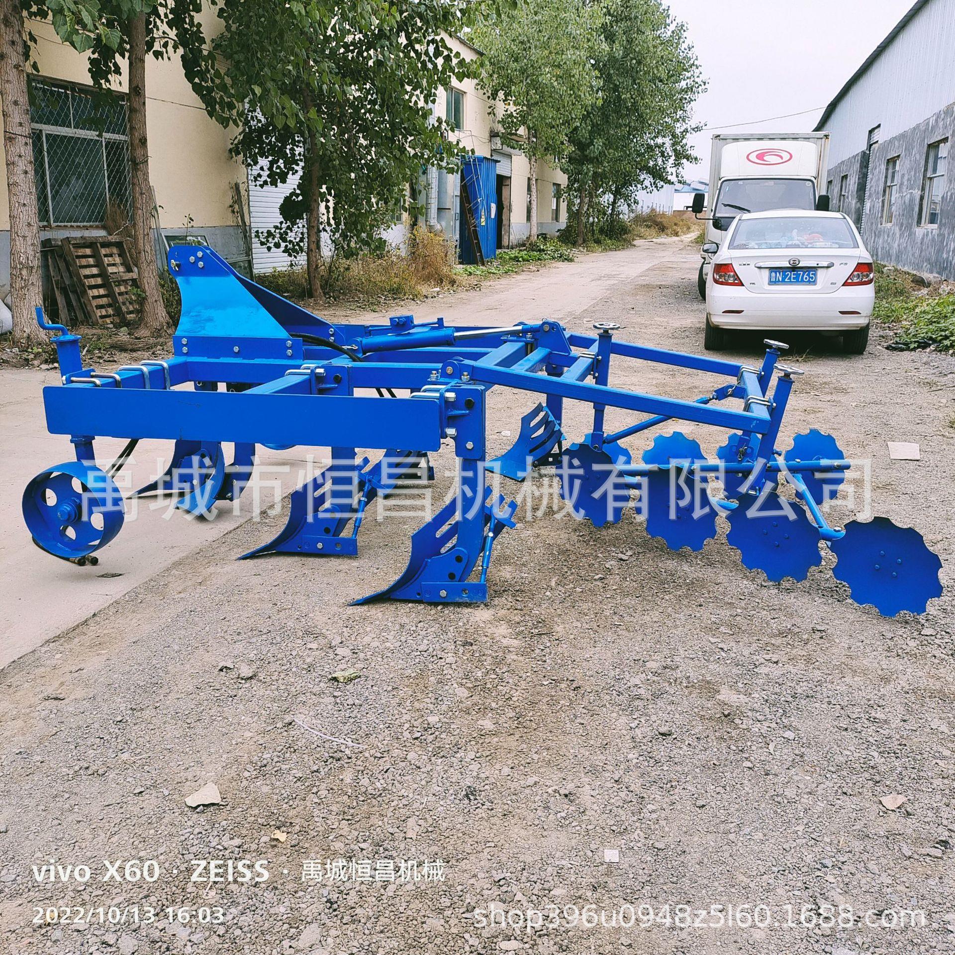 四轮拖拉机配套无墒沟大犁不漏耕无沟大犁1.5米无熵沟犁