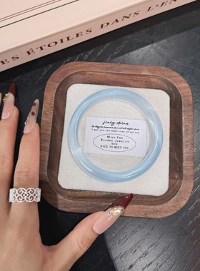 猫眼石手镯高冰氛围感礼物