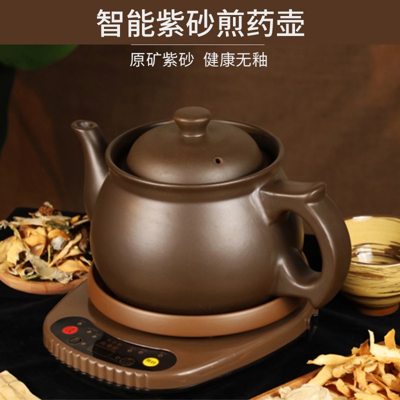 全自动紫砂煎药壶家用中药电煎壶熬药电砂锅智能电子煮药罐多功能