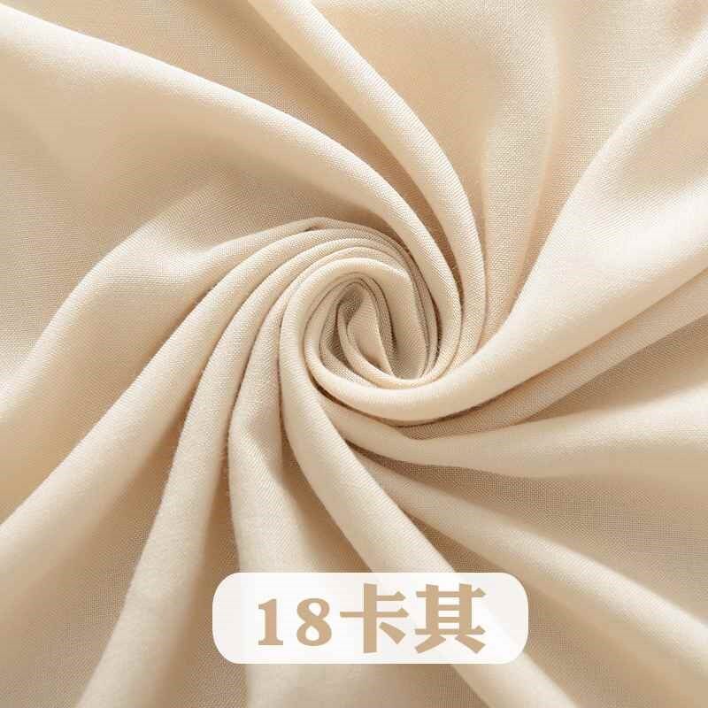 纯色人棉布料 宝宝棉绸布料 婴儿人造服布料绵绸夏X季 棉装面料