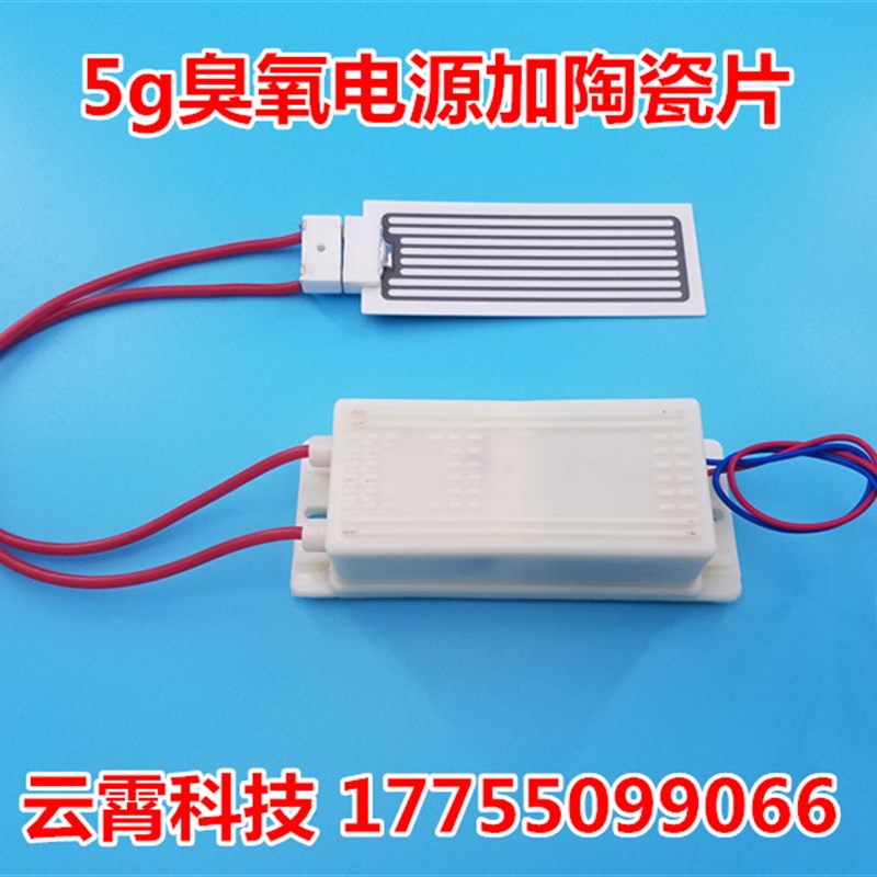 5g臭氧发生器 220V 5g臭氧电源加臭氧陶瓷片