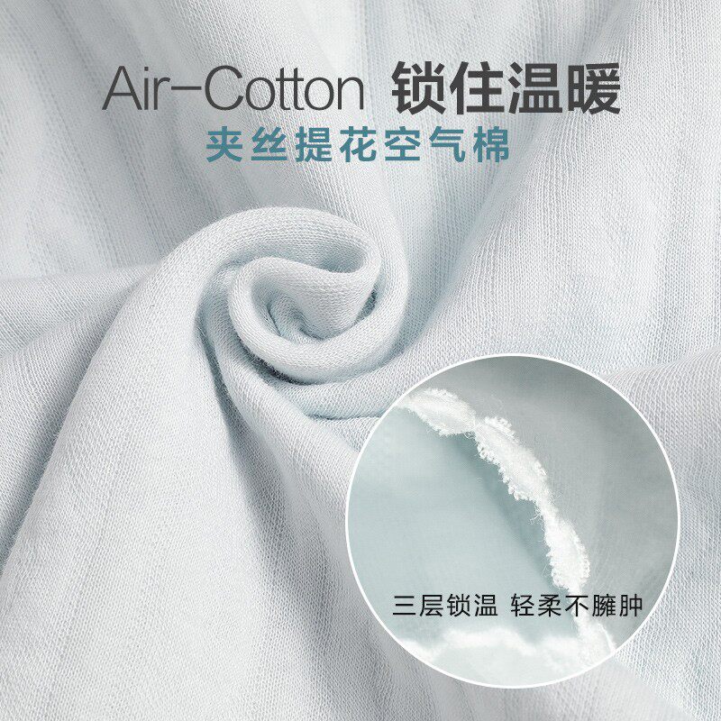 孕妇家居服哺乳睡衣秋冬空气层夹棉加厚喂奶衣产后出院月子服套装