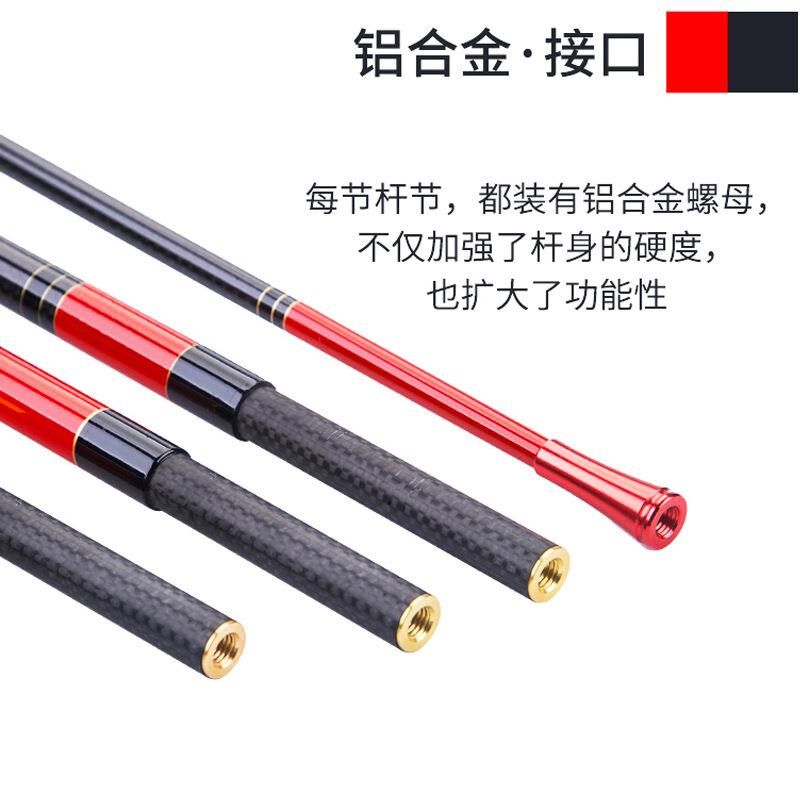 并继支架2.1米k碳素插拔式炮台竿挂竞技黑坑插节架杆钓椅钓箱地插
