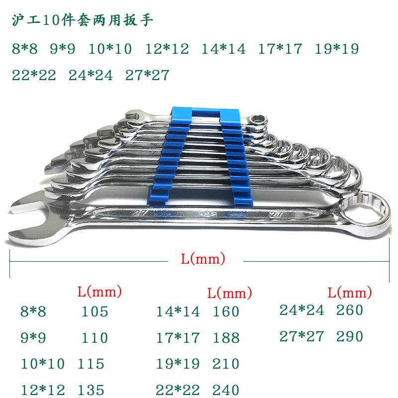 上海沪工口组件 件呆 两用梅组,五金/工具,双头呆扳手,淘宝优惠券,粉丝福利购,淘宝优惠卷