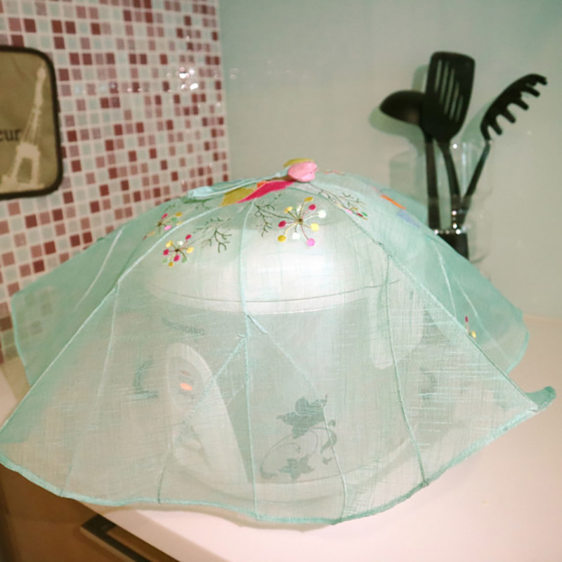 韩式餐桌罩韩国盖布家用圆形防苍蝇饭菜罩微波炉罩子食物罩,收纳整理,餐桌罩,淘宝优惠券,粉丝福利购,淘宝优惠卷