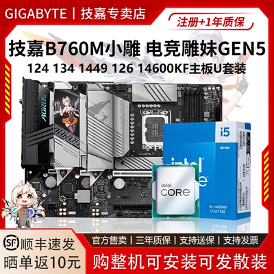 技嘉B760M小雕主板U套装