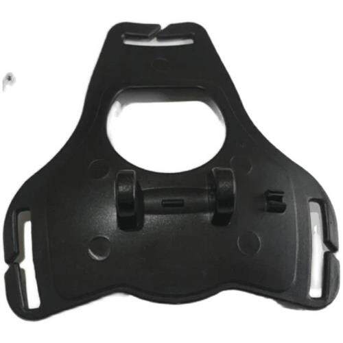 头灯配件两件式头灯夜钓灯矿灯后挡板三角板头灯带扣板组装灯座底