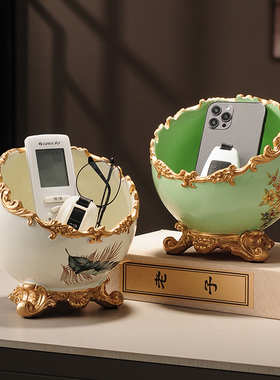 创意玄关放钥匙置物架收纳摆件轻奢高端客厅鞋柜高级感小众装饰品