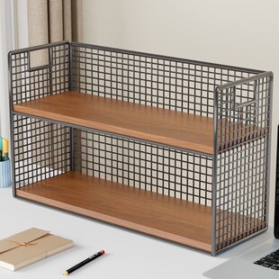 办公桌收纳架工位文件q架书桌多层文具杂物置物架家用台面化妆品